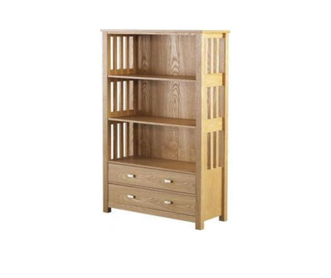 Ash 2 Chestss Bookcase (High)