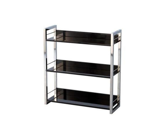 Charisma Black Gloss Bookcase