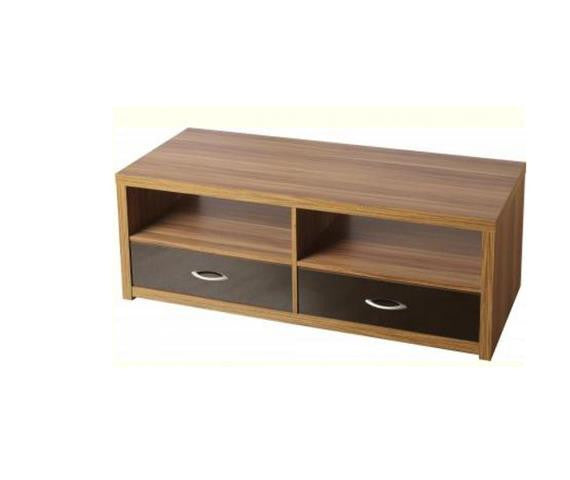 Hollywood Walnut Veneer 2 Chestss TV Unit