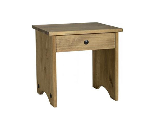 Corona Pine Wooden Dressing Tables Stool