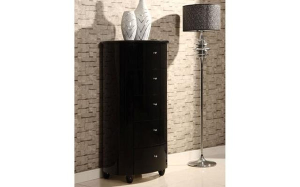 Black tallboy online drawers