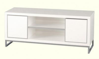 Charisma 2 Door 1 Shelf Flat Screen TV Unit (White)