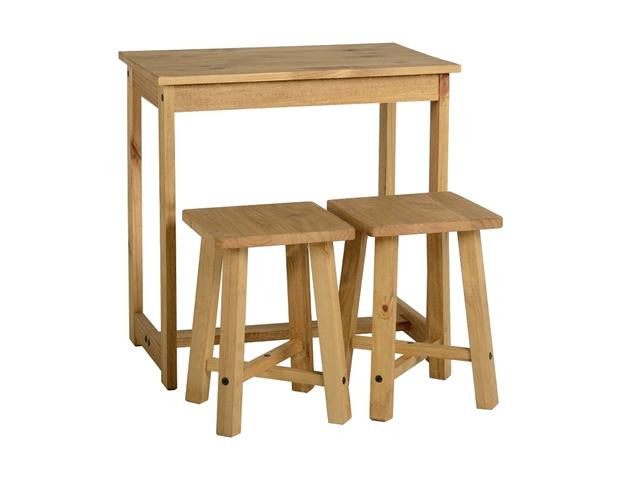 Corona Pine Breakfast Bar With 2 Stools