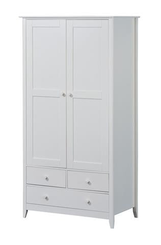 Cotswold 2 Door 3 Chestss Wardrobe (Ivory)