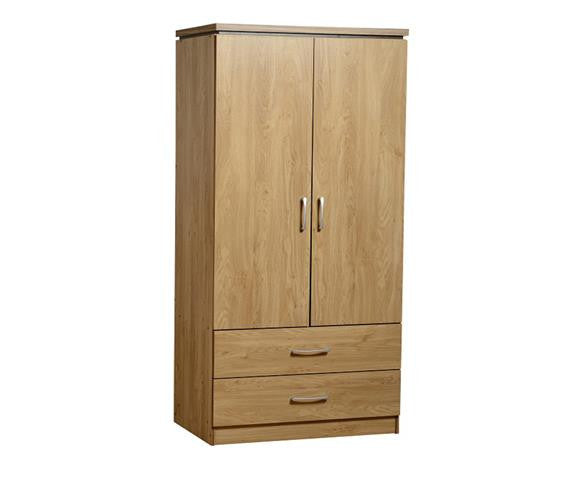 Charles 2 Door 2 Chestss Wardrobe