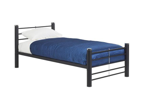 Knightsbridge Metal Bed Frame slats and fixtures included