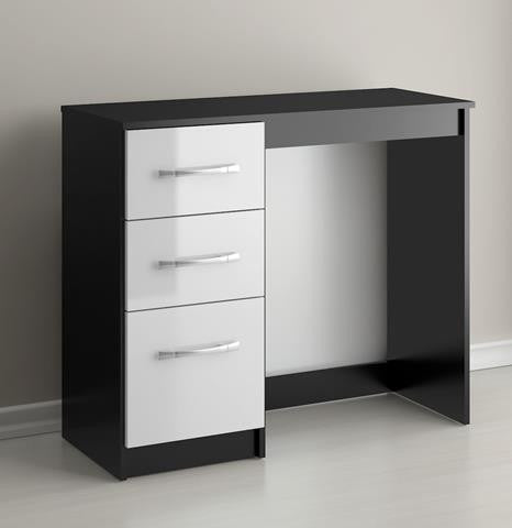 Lynx 3 Chestss Dressing Tables (Black & White)