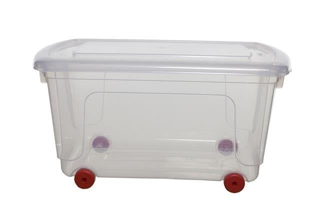 45 Litre Lidded Storage Box On Wheels