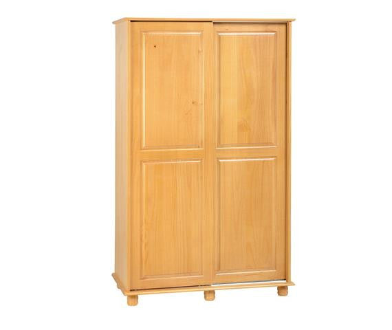 Sol Pine 2-Door Sliding Wardrobe