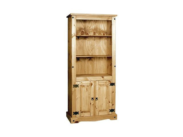 Corona Pine 2 Door Bookcase