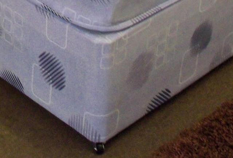 Eco Blue Budget Double Bed Base