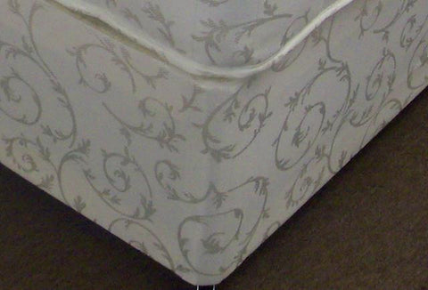 Elegant Pocket Luxury White Single Bed Base