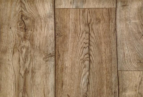 Flair - Antique Oak Wood Effect Vinyl (Per Sq. Metre)
