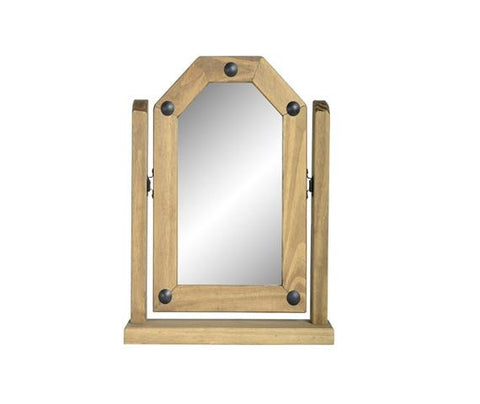 Corona Pine Swivel Mirror
