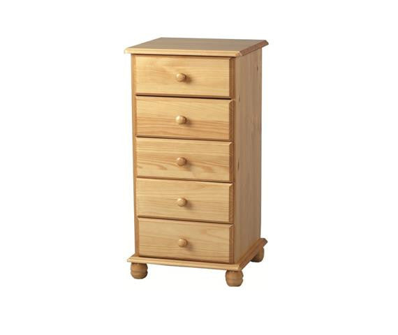 Sol Pine 5-Chestss Tallboy