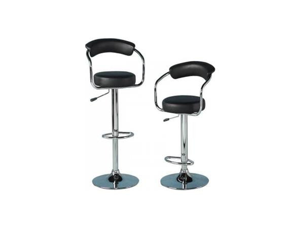 Pair of Broadway Swivel Bar Chair With Gas Lift