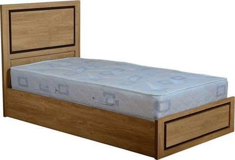 Charles Oak Finish Bed frame (slats and fixtures included)