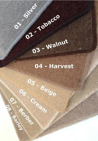 Dublin Twist Plain Twist Pile Felt Backed Carpet Neutral (8 Colours)