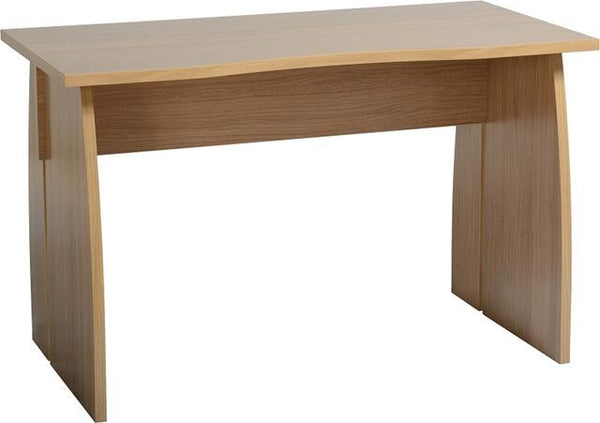 Large Camden Light Walnut Wooden Desk