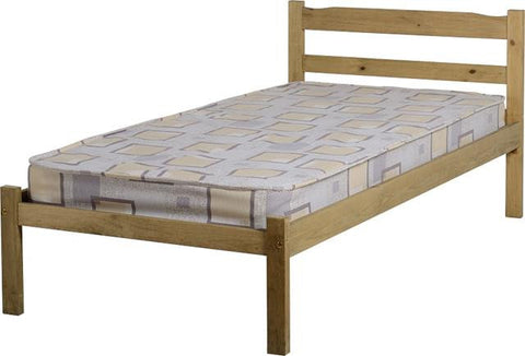 Panama Low Foot End Bed (frame slats and fixtures included)