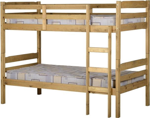 Panama Natural Pine Bunkbed slats and fixtures included