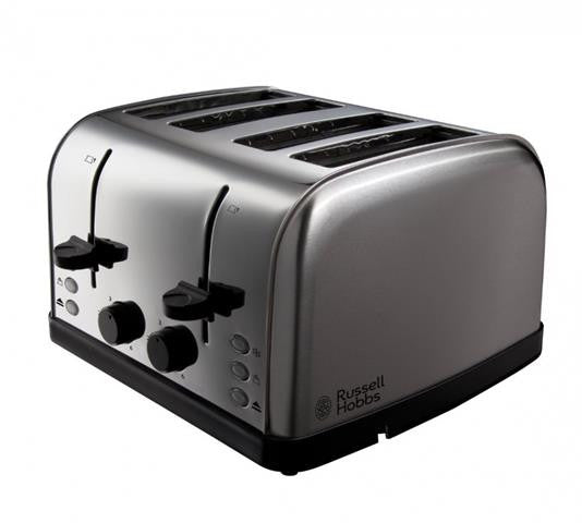 Russell Hobbs Futura Stainless Steel 4 Slice Toaster