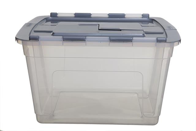 tall plastic storage container