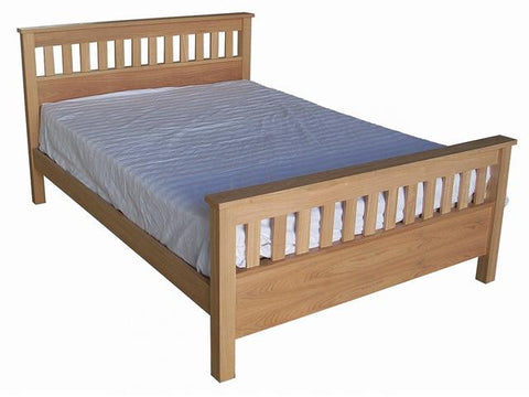 Cucina Solid Ash Wooden Bed Frame (slats and fittings included)