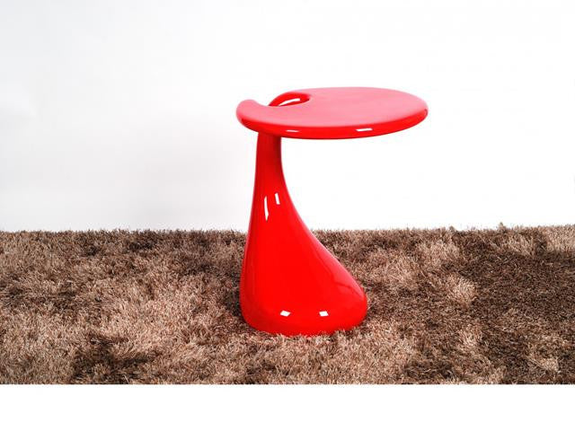 Red High Gloss Lamp Tables